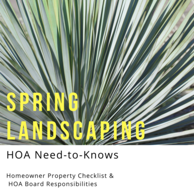 HOA Spring Landscaping