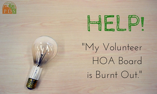HOA Board "Burn Out"