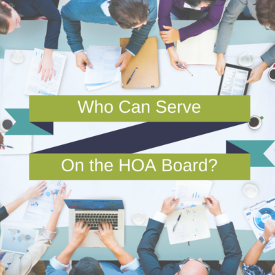 Who Can Serve on the HOA Board