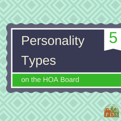 5 Personality types for the HOA Board