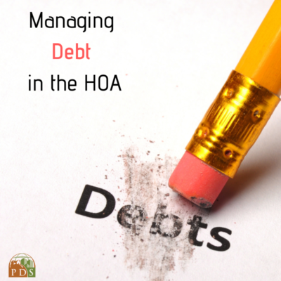 Managing Debt in the HOA Community Association