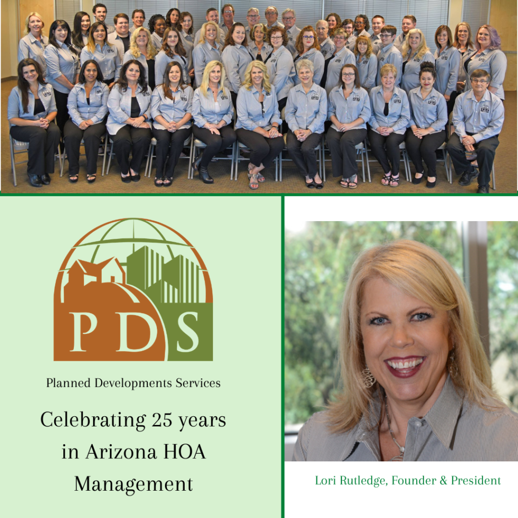 PDS celebrates 25 years in Arizona HOA Management