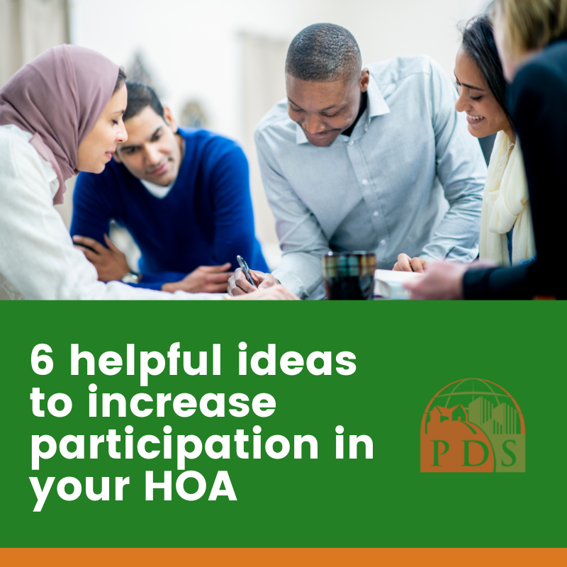 6 Helpful Ideas to Increase Participation in your HOA